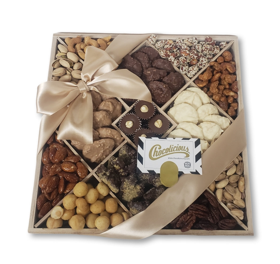 13 section wood Chocoloate Plater